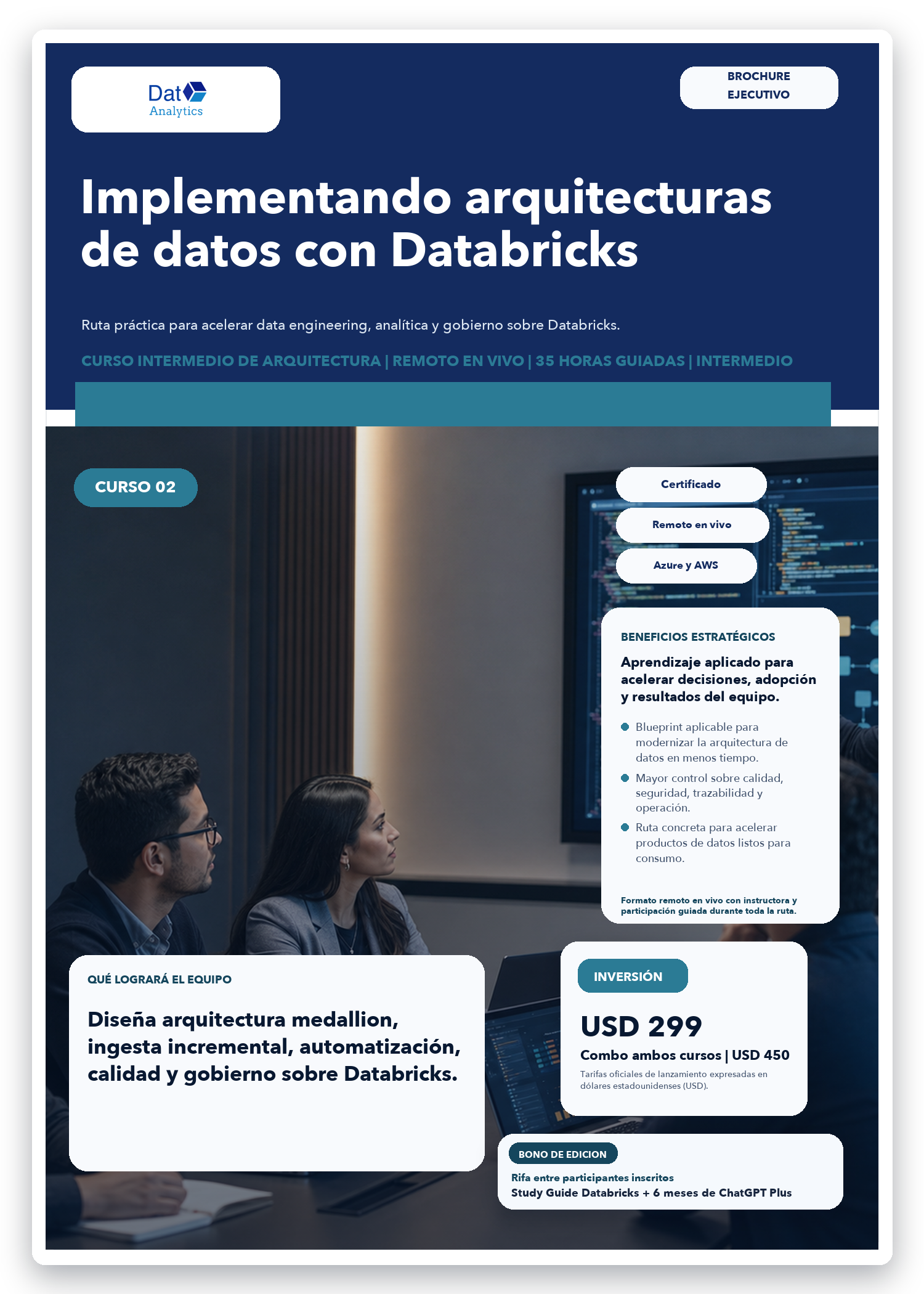 Preview brochure Arquitecturas de Datos con Databricks