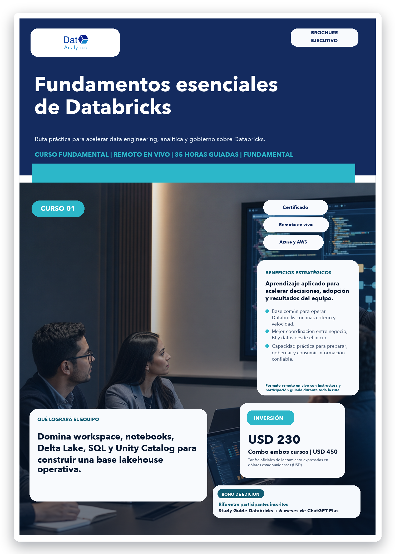 Preview brochure Fundamentos Esenciales de Databricks